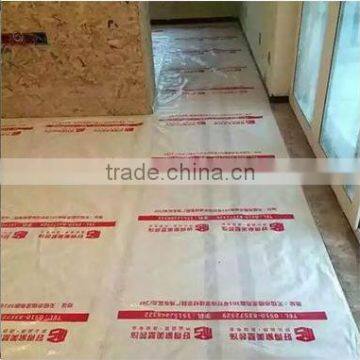 temporary clear plastic floor protection mat