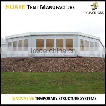 Multi-sided hexagonal tent for events wedding party exhibition for sale
