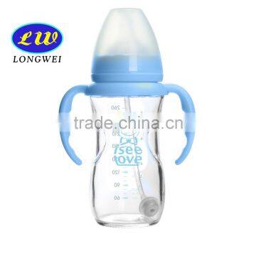 borosilicte baby glass bottle, glass bottle for baby