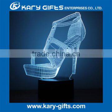 Factory Supply LED Night Light 3D Illusion Table Lighting Lamp in Stocking photo-4