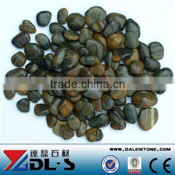 Stripe Natural Loose Pebble Stone For Flooing