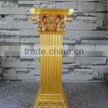 Europe Style Pillar /Roman Column /Wedding Road /Fiberglass Pedestal /Flower Pot With Stand photo-3
