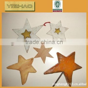 outdoor antique unfinished miniature wooden engraving star craft