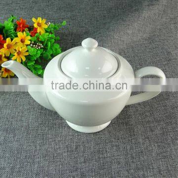 Export Selling Ceramic White Ceramic Teapot Bulk Porcelain Tea Pot photo-2