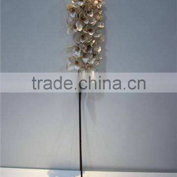 Home Garden Decoration 90cm Hight Red Gold String 19 Flowers Cymbidium Orchid Artificial Wedding Flowers ELH03 0402 photo-5