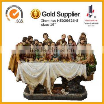 16 Inch Resin Religious Craft Last Supper Sculpture For Home Decoration photo-2