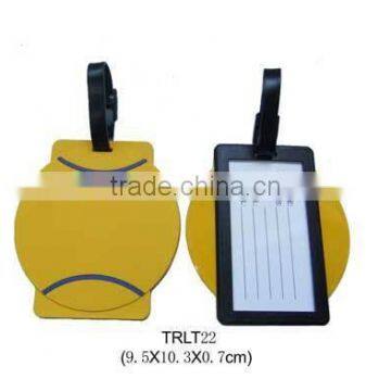 Fashion standard size pvc luggage tag