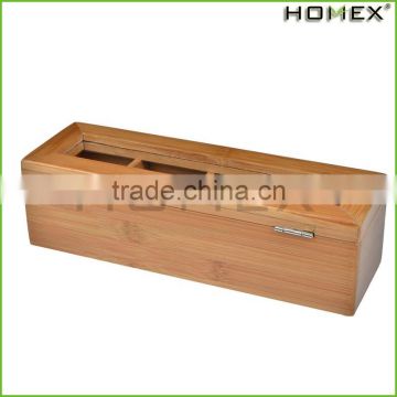 Kitchenware Bamboo Box With Lid For Sundries,Bamboo Tea Storage Box/Homex_Factory