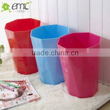 Bright colored polygon dustbin