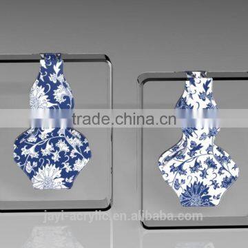 Wholesale Customized Chinese Classic Style Perspex Plexiglass Acrylic Flower Vase photo-4