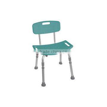 Aluminum Bath Shower Chair With Back