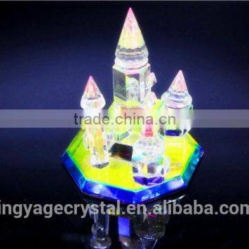 Fashionable Cheap Customized Promotional Gifts Cooperate Cool 3d Crystal Castal Shape Gift photo-3