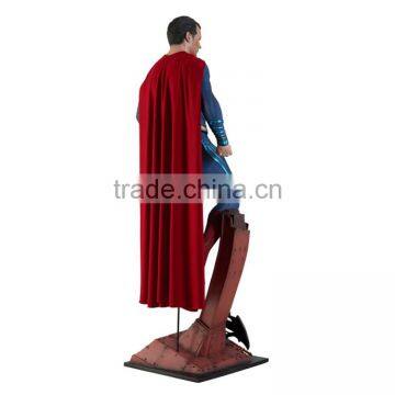 Outdoor Garden Decoration Resin Craft Life Size Superman Statue photo-2