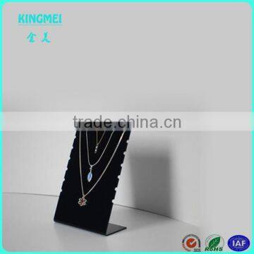 Clear L Shaped Acrylic Display Stand to Hang Necklace, Perspex Necklace Stand photo-3