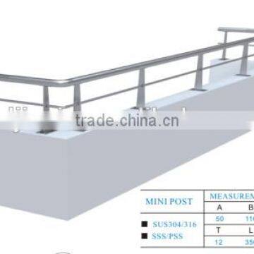 Stainless Steel Mini Solid Balustrade Safety Barriers Balustrade photo-2