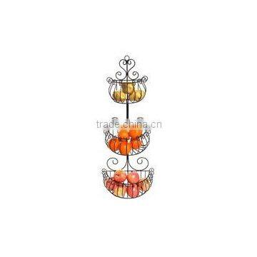 Wedding Fruit Decoration Metal Wire 3 Tier Display Basket photo-4