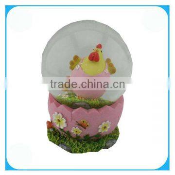 2013 Promotional Resin Snow Globes In Easter