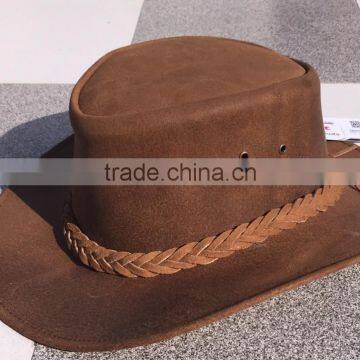 Leather Cowboy Hat