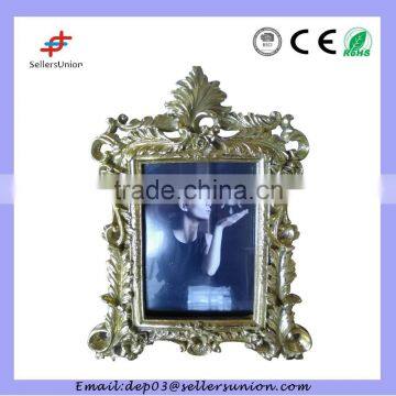 recetangular gold color resin 13x18cm photo inside photo frame