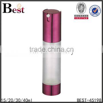 New Products Fancy High Quality Cosmetic Plastic Bottle Blue UV Pump Airless Bottle Cosmetic Lotion Serum Cream Cost Price photo-2