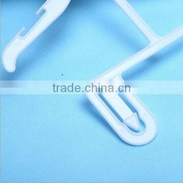 10pcs BLUE Portable Foldable Plastic Clothes Hangers Hook Travel Drying Rack photo-2