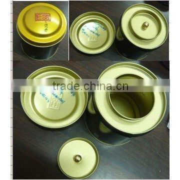 Fancy Tea Canister with Inner Lid/Handgrip, Tea Canister