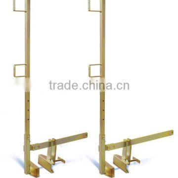 Construction material Adjustable scaffolding handrails