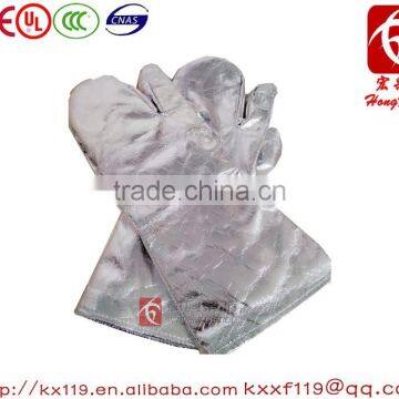 Direct Manufacturer 100% Aluminized Fabrics Heat Resistant Cooking Gloves photo-2