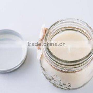 Apple Arome Home Decoration Use and Aromatherapy Type Scent Glass Jar Candle With Lid photo-3