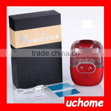 UCHOME Portable Battery Powered Dual Ultrasonic Sprayer Port Pig Shaped Humidifier For Travel photo-6
