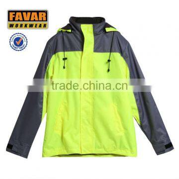 waterproof hi-vis men work jacket work ropa