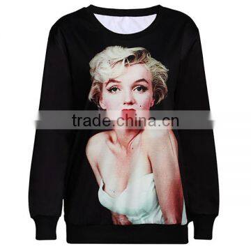 Hot sale heavy weight custom custom 3d sweatshirt