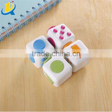 Hot product wholesale high quality funny colorful desk toy fidget cube