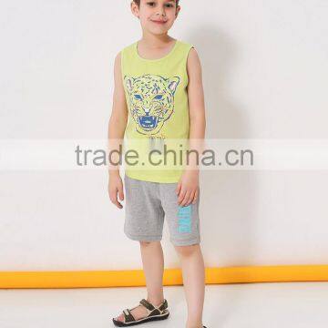 Casual Amazing Tiger Printed Boys Vest photo-2