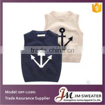 baby kids wool cashmere Sweater V neck sleeveless pullover knitwear