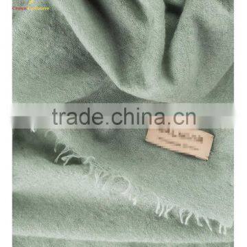 Knitted Lady Printed Cashmere Wool Scarf photo-4