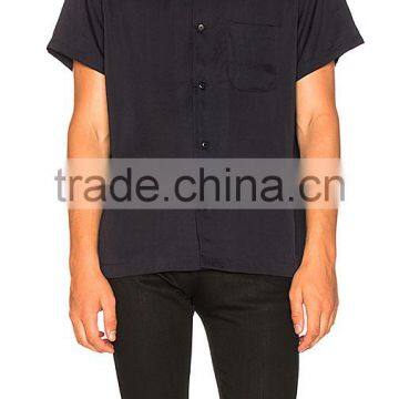 China Unique Design Men Casual Back Screen Printing Shirts photo-3