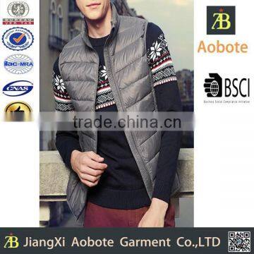 2015 New Style Portable Outdoor Man's Duck Down Vest