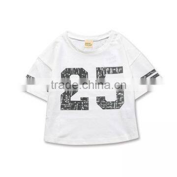S17505A Summer T-Shirt for Kids 2017 Baby Clothes Printed Pattern T Shirt photo-4