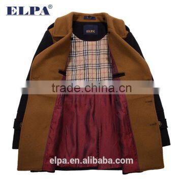 ELPA 2016 Fashion Kid's Coats Latest Design Wool Coat Lambswool Fur Collar Wool Overcoat photo-4