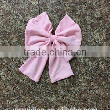 Girls and Doll Bow Hairwear Persnickety Remake Cotton Bowknot Baby Girl Headbands Children Cotton Hairband Wholesale 2016 photo-5