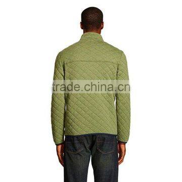 Men's Hot Sale Quilted Mock Neck Sweater Jacket/Pullover Sweatshirt photo-5