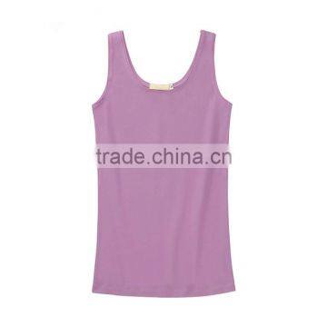 OEM wholesale custom different colors blank women's tank top manufacturing in China