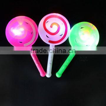 Hot Sale LED Lighting Toys Shining Lollipop Candy Toy for Kids Baby Rattle Hand Bells photo-2