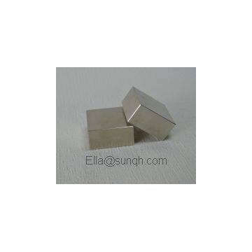 Industry high quality permanent rare earth strong Ndfeb Rectangle,square,block magnet F20*20*10MM