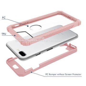 Shockproof Phone Case for IPhone 6 6S 7 Plus,PC+TPU 2-Layers Hybrid Full-Body Protect Cover photo-2