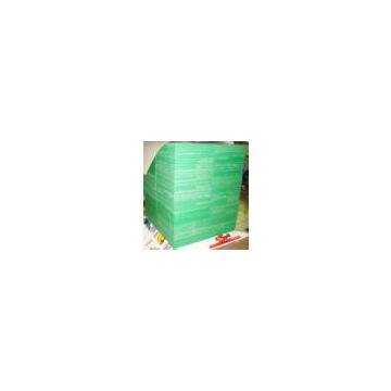 pp cutting board green used in leather industry