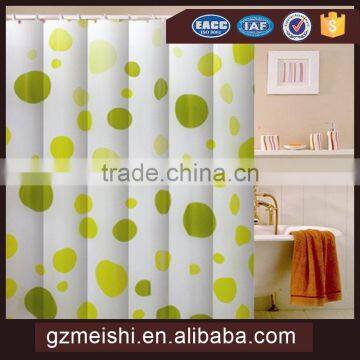 beautiful luxury fabric polyester fabric hotel bathroom printed shower curtain with matching window curtain