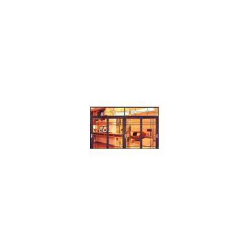 Black Walnut Hanging Sliding Door