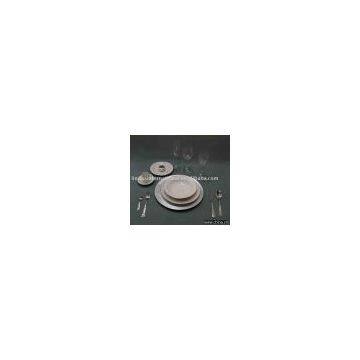 84PCS SILVER RIM COMBO SET